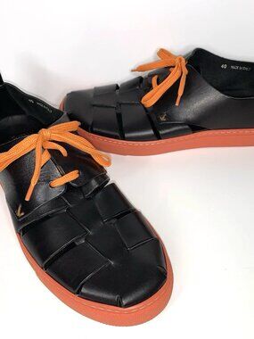 JOHN FLUEVOG LoPro 2 PUNCH BUGGY Woven SNEAKERS Sandals Size 10 EU 40 Whimsical